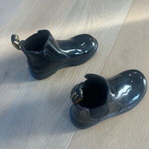 Dr. Marten zip up patent leather boots toddler size US 10